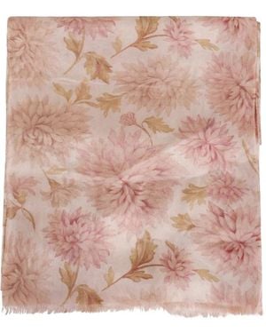 Seventy Floral scarf - Rosa