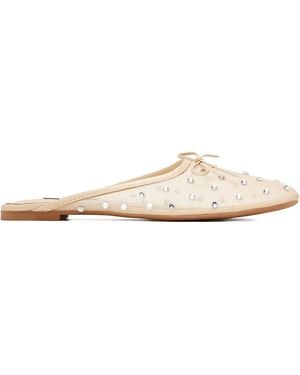 Senso Cole Flat Mules - White