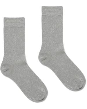 Swedish Stockings Inês Shimmery Socks - White