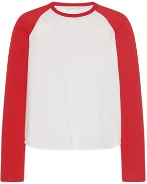 THE ROW レッド 長袖Tシャツ