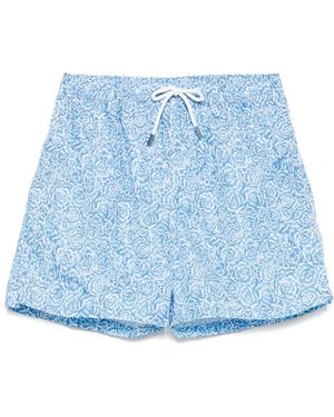 Fedeli Madeira Swim Shorts - Blue