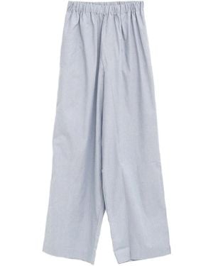 Baserange Claude Striped Pants - Blue
