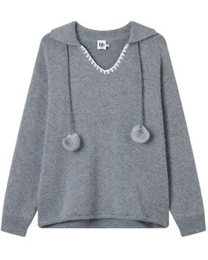 B+ AB Pompom Jumper - Grey
