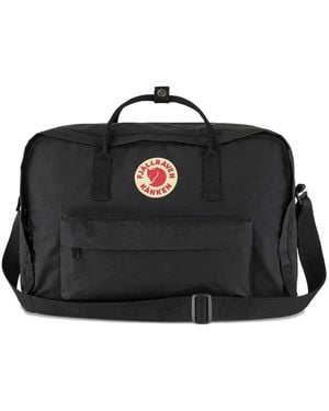 Fjallraven Kånken Logo-Patch Duffle Bag - Black