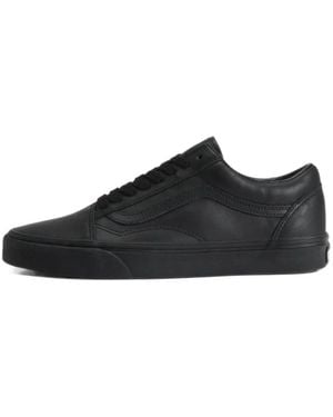Vans Old Skool Leather Sneakers - Black