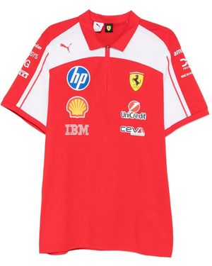 PUMA Polo X Scuderia Ferrari À Manches Courtes - Red