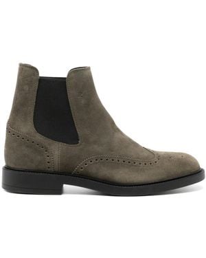 Fratelli Rossetti スエード チェルシーブーツ - ブラウン