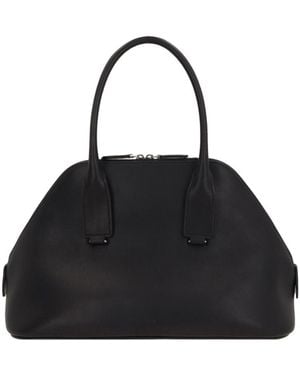 The Row Medium Devon Shoulder Bag - Black