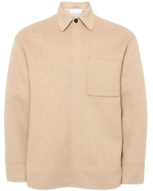 JW Anderson Relaxed Fit Jacket With Classic Collar - Natural
