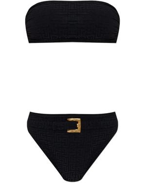 Balmain Bikini Met Ceintuur - Zwart