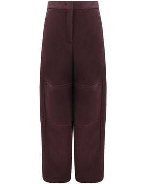 Jil Sander Wide-Leg Trousers - Purple