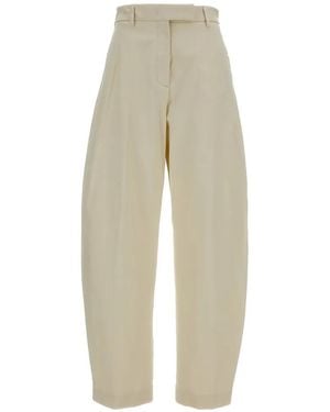 Thelatest Pantalon Dina À Coupe Ample - Natural