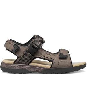 Geox Sandali Con Chiusure A Strappo - Bianco