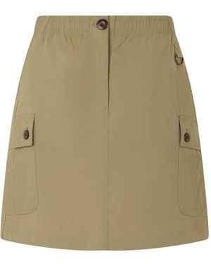 Barbour Cargo-Pocket Skirt - Natural