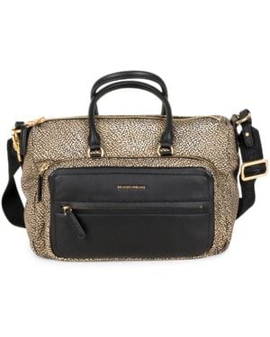 Borbonese B-Club Op Naturale Tote Bag - Black