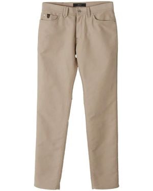 Brioni Straight-Leg Trousers - Natural