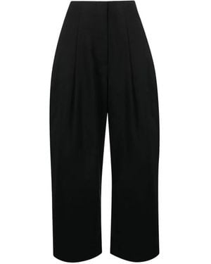 Studio Nicholson Wide-Leg Trousers - Black