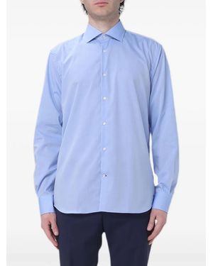 Brooksfield Poplin Cotton Shirt - Blue