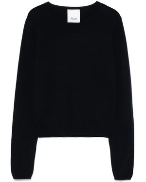 Allude クルーネック セーター - ブラック