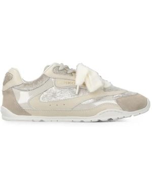 Pinko Sneakers Mit Shearling-Besatz - Weiß