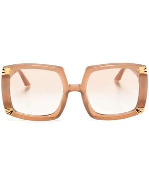 Anna Karin Karlsson Strawberry Moon Oversized-Frame Sunglasses - Pink