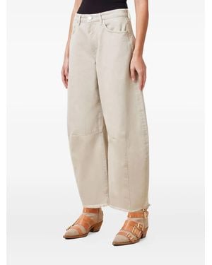 AllSaints Frayed-Hem Jeans - Natural