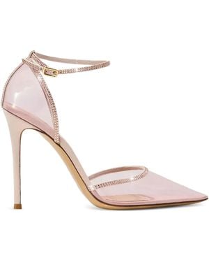 Gianvito Rossi Stiletto-Pumps Mit Kristallen 105Mm - Pink