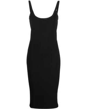 Alexander Wang Crystal-Embellished Jersey Dress - Black
