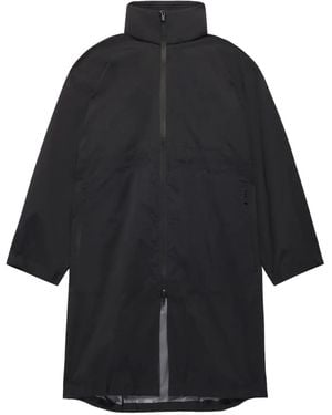 adidas タートルネック ジップコート - ブルー