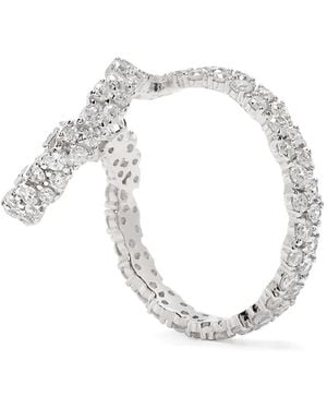 Apm Monaco Pendiente earcuff Double-Hoop - Metálico