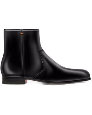 Santoni Brando Boots - Black