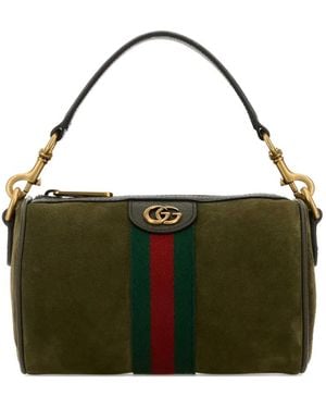 Gucci Ophidia Suède Mini-Messengertas - Groen