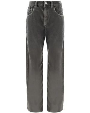 Brunello Cucinelli Relaxed-Fit Trousers - Grey