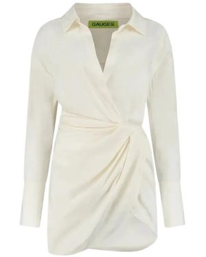 GAUGE81 Puno Mini Shirt Dress - White