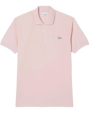 Lacoste Logo Polo Shirt - Pink