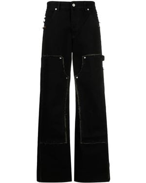 Heron Preston Pantalon Rebuilt À Coupe Ample - Noir