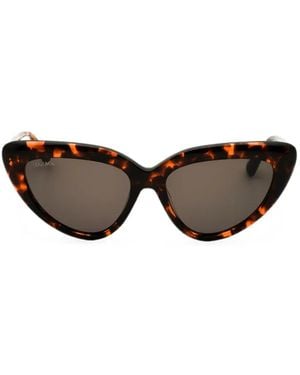MAX&Co. Cat-Eye Sunglasses - Brown