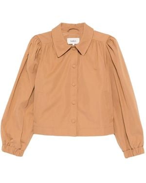 Ba&sh Icon Button Puff-Sleeve Overshirt - Natural