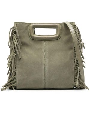 Maje Bandolera con flecos - Verde