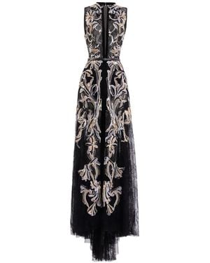 Saiid Kobeisy Embroidered Lace Dress - White