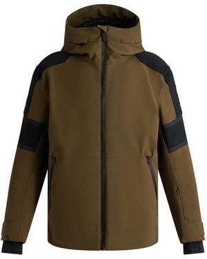Fusalp Amwo Quilted Shoulder-Panel Ski Jacket - Green