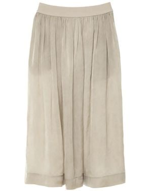Uma Wang Gillian Midi Pleated Skirt - Natural