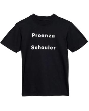 Proenza Schouler オーガニックコットン Tシャツ - ブラック