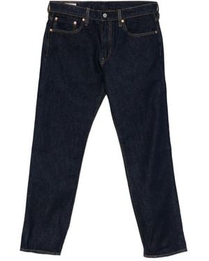 Levi's 502 Taper Jeans Aus Wildleder - Blau