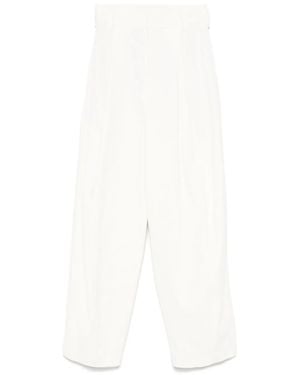 Uma Wang Pantalones Paw - Blanco