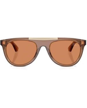 Burberry Detail Sunglasses - Pink