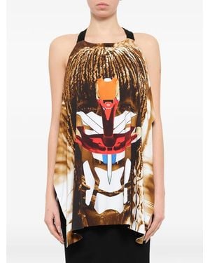 Givenchy Mask Graphic Dress - Black