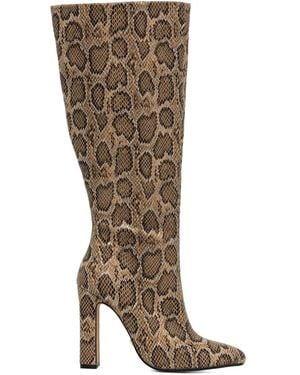 Buffalo Bottines July 110 Mm À Bout Pointu - Natural