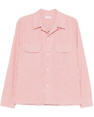 Fursac Striped Long-Sleeve Shirt - Pink