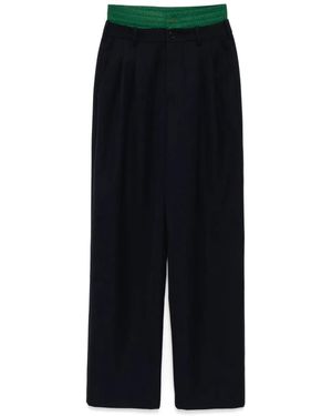 Monse Double Waistband Pants - Black